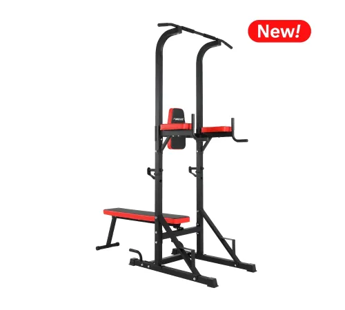 Турник-пресс-брусья со скамьей UNIX Fit POWER TOWER 120P