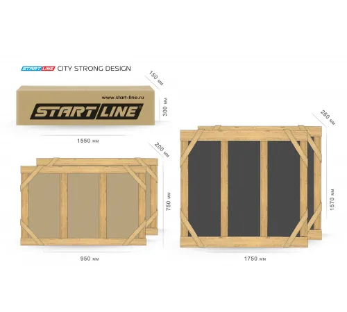 Теннисный стол Start Line City Strong DESIGN Всепогодный